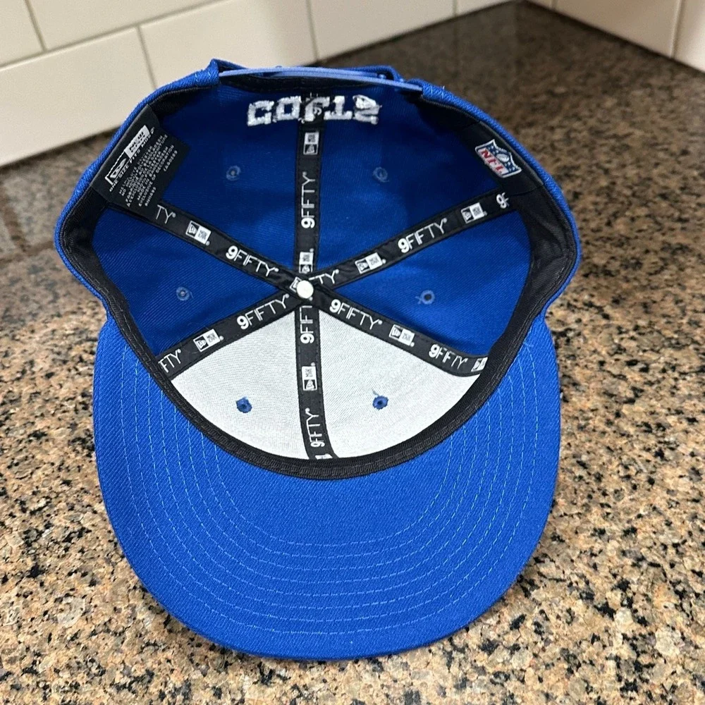 Indianapolis Colts New Era 9FIFTY Snapback Baseball Hat Royal Blue NFL